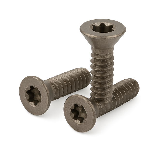 M6-32mm tapered head screws (TITANIUM - T30 torx) x3
