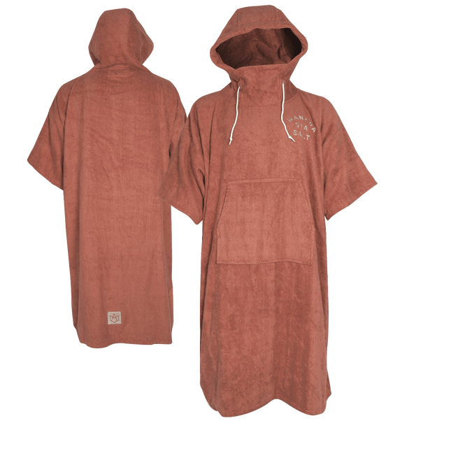 Bamboo Summer Poncho Brick
