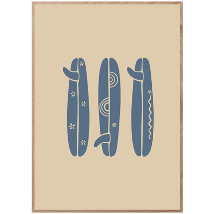 BOHO SURFBOARD POSTER