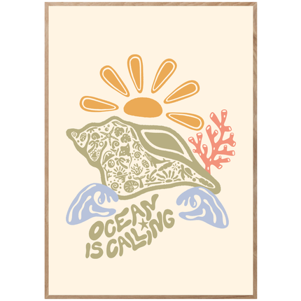 OCEAN IS CALLING POSTER