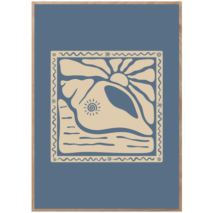 SUNNY SEASHELL POSTER