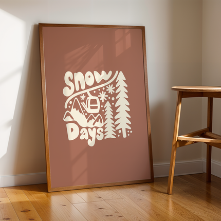 SNOW DAYS POSTER