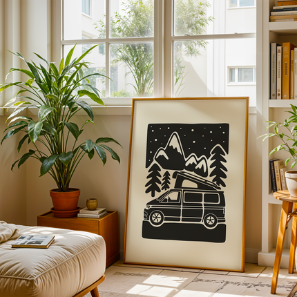 CAMPERVAN POSTER