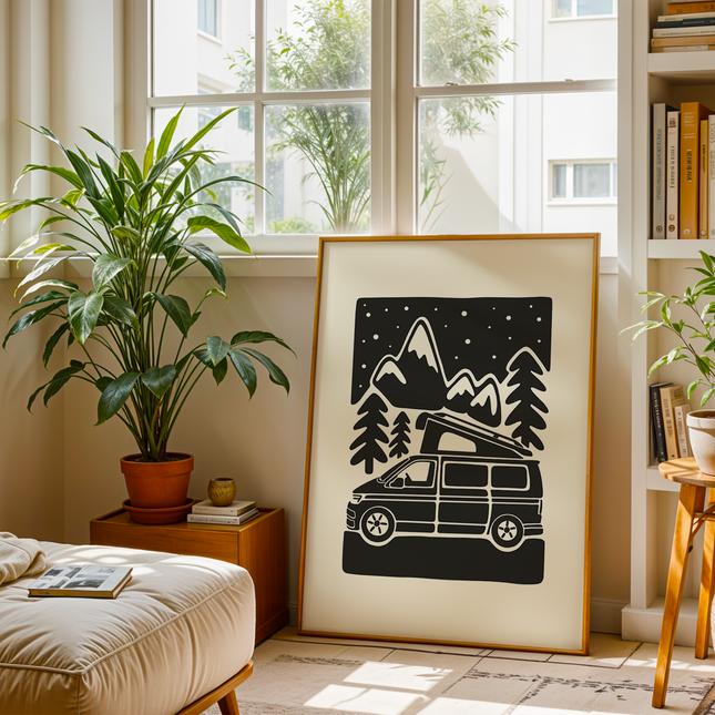 CAMPERVAN POSTER