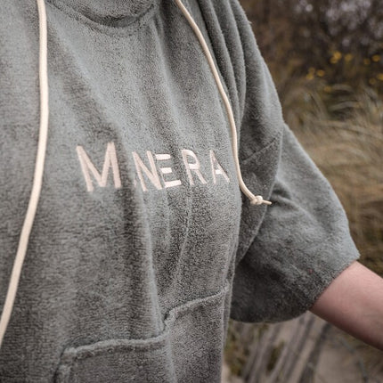 Bamboo Summer Poncho Seagreen