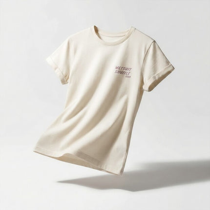 WOMEN T-shirts - Wetsuit shuffle club Creme