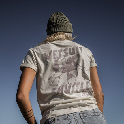 WOMEN T-shirts - Wetsuit shuffle club Creme