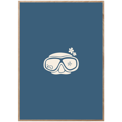 DIVE MASK POSTER
