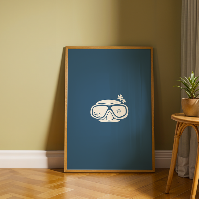 DIVE MASK POSTER