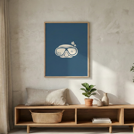 DIVE MASK POSTER