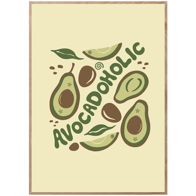 AVOCADOHOLIC POSTER