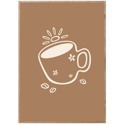 FLOWER COFFEE MUG POSTER