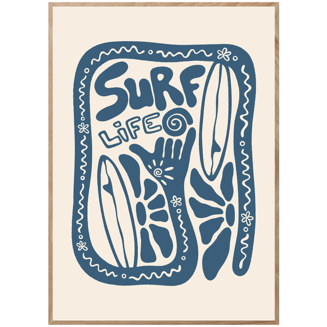 AFFICHE SURF LIFE