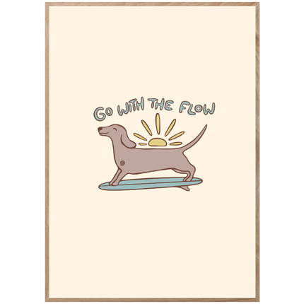 GO WITH THE FLOW POSTER