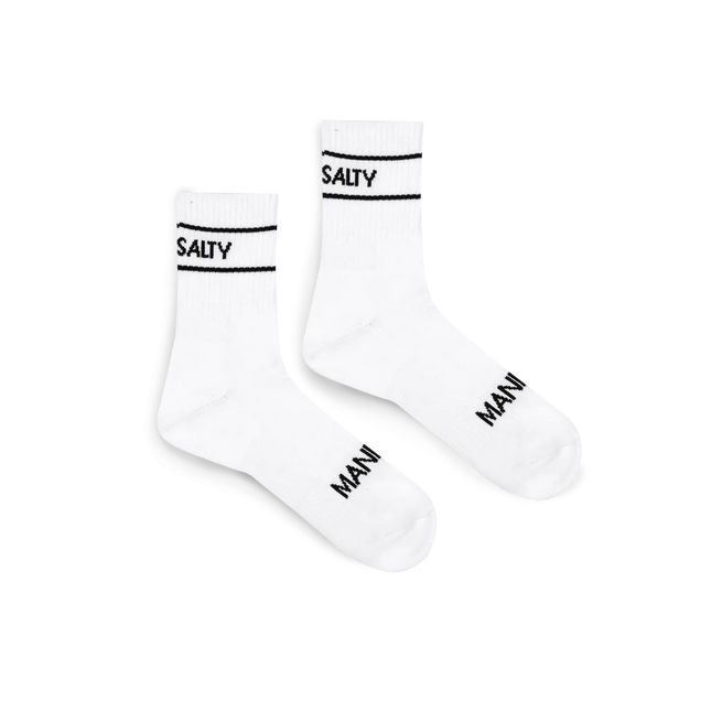 SOCKS - Stay salty White