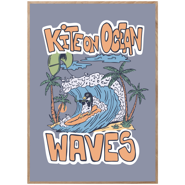 OCEAN WAVES POSTER
