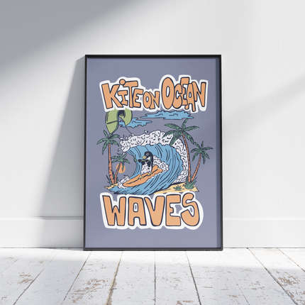 OCEAN WAVES POSTER
