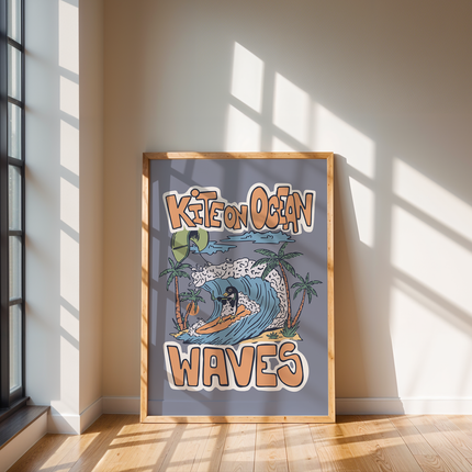 OCEAN WAVES POSTER