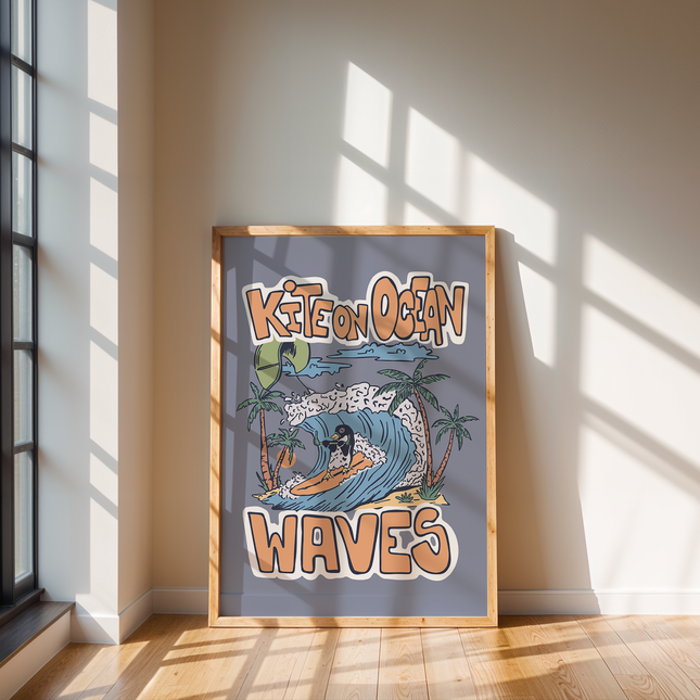OCEAN WAVES POSTER