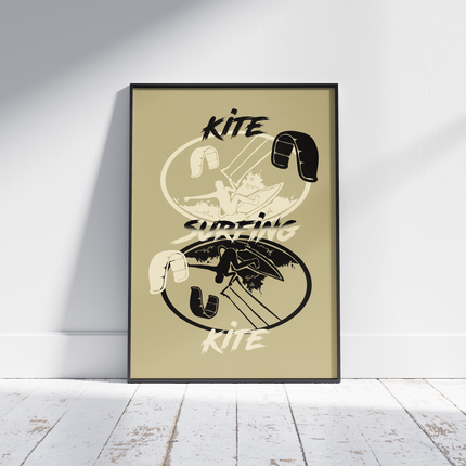 KITE SURFING POSTER