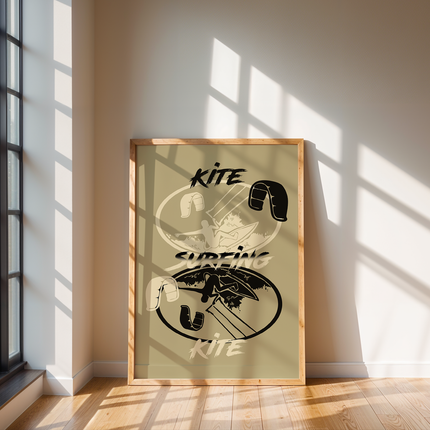 KITE SURFING POSTER