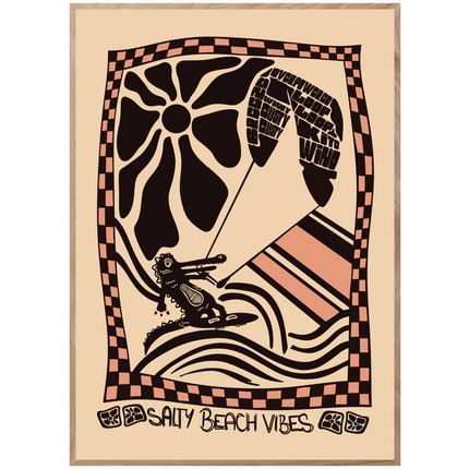 SALTY BEACH VIBES POSTER