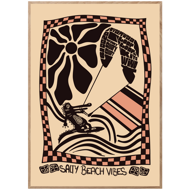 SALTY BEACH VIBES POSTER