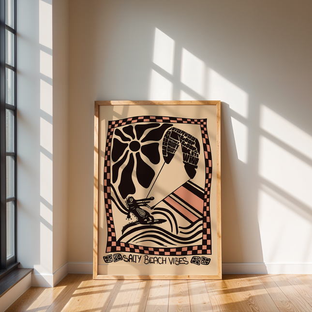 SALTY BEACH VIBES POSTER