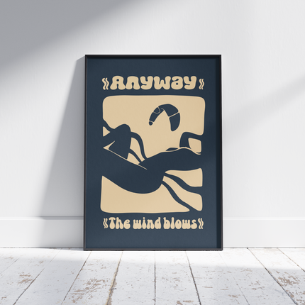WIND BLOWS POSTER - mijosurf