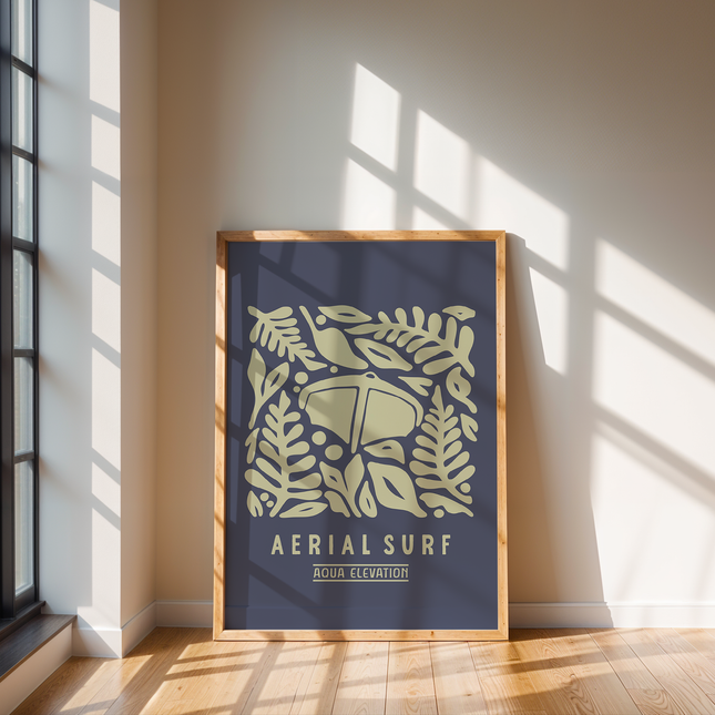 AERIAL SURF POSTER