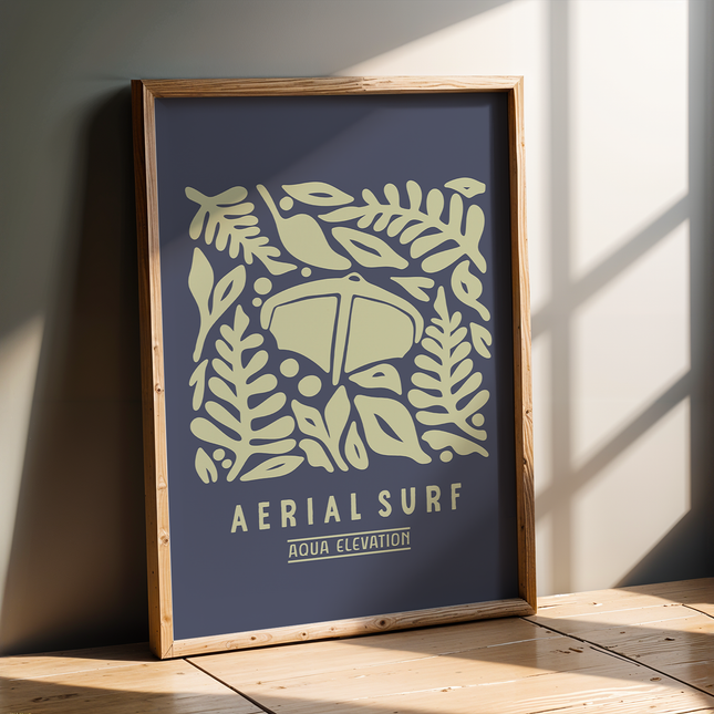 AERIAL SURF POSTER