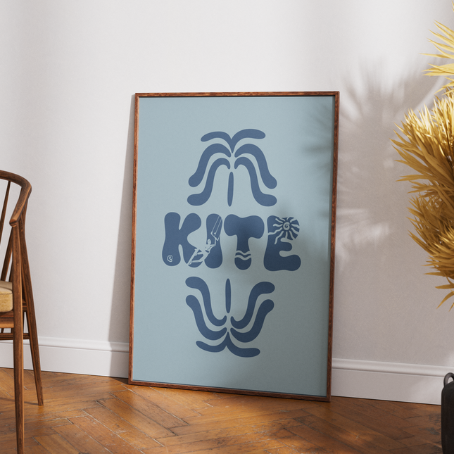 KITE PALM POSTER - mijosurf