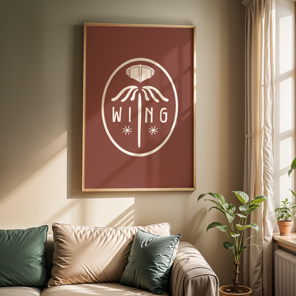 OVAL WING POSTER