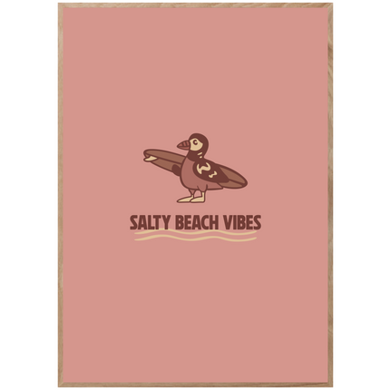 SURF PINGUIN POSTER