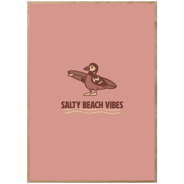 SURF PINGUIN POSTER