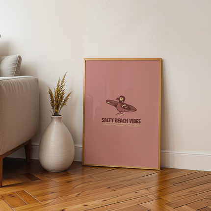 SURF PINGUIN POSTER