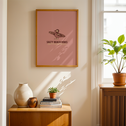 SURF PINGUIN POSTER