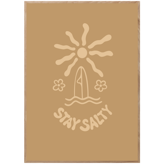 STAY SALTY POSTER