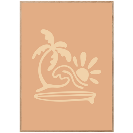 SURF BEACH POSTER