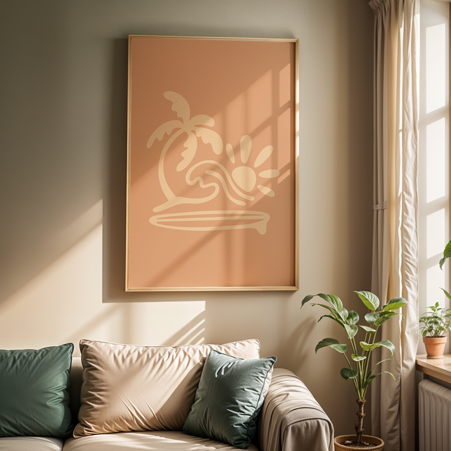 SURF BEACH POSTER