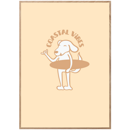 COASTAL VIBES POSTER