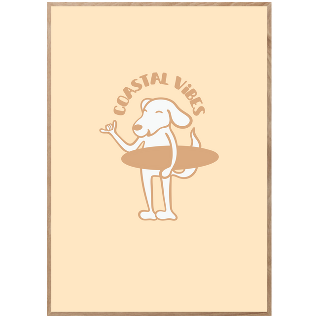 COASTAL VIBES POSTER