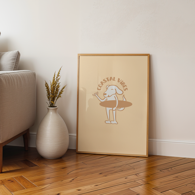 COASTAL VIBES POSTER