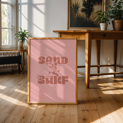 SAND AND SURF POSTER
