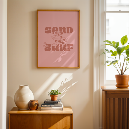 SAND AND SURF POSTER