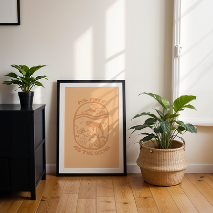 FREE AS THE OCEAN POSTER