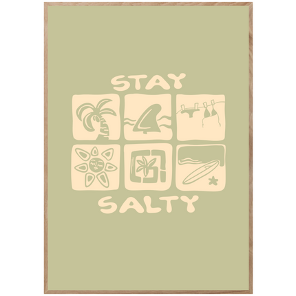 STAY SALTY ICONS POSTER