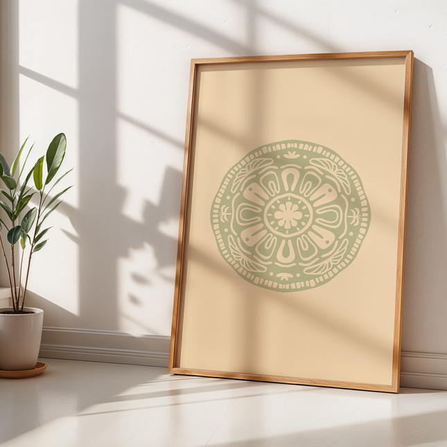 SURF GEOMETRIC POSTER