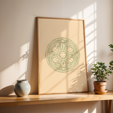 SURF GEOMETRIC POSTER