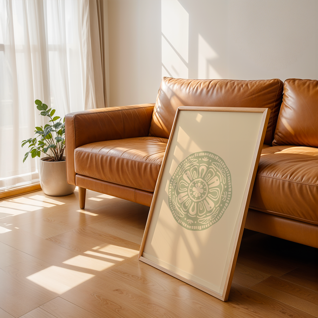 SURF GEOMETRIC POSTER